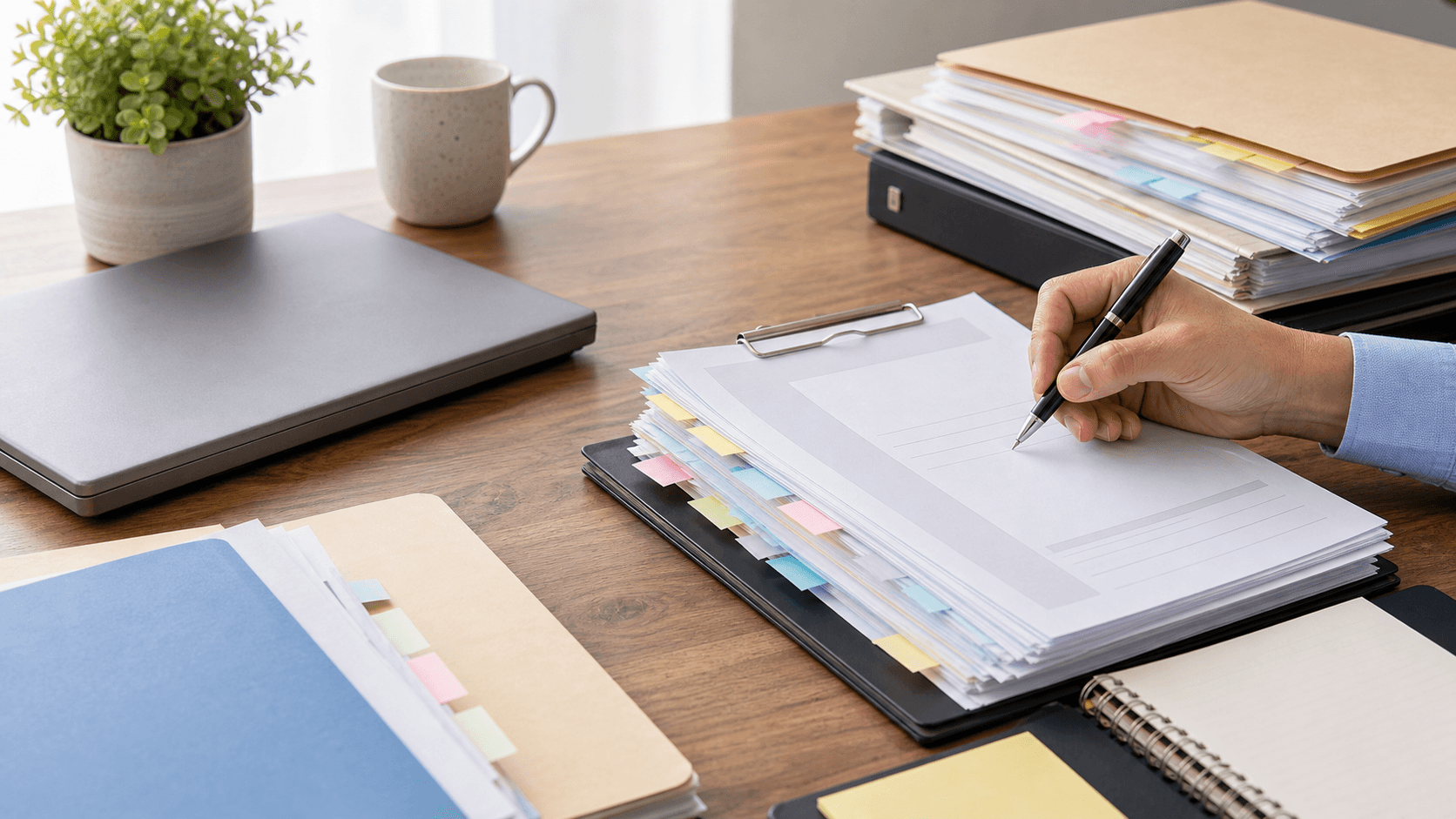 Estate document review workspace