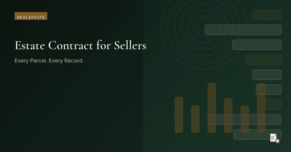 Editorial image for Estate Contract for Sellers