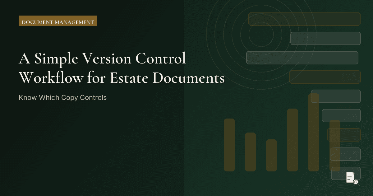 Editorial image for A Simple Version Control Workflow for Estate Documents