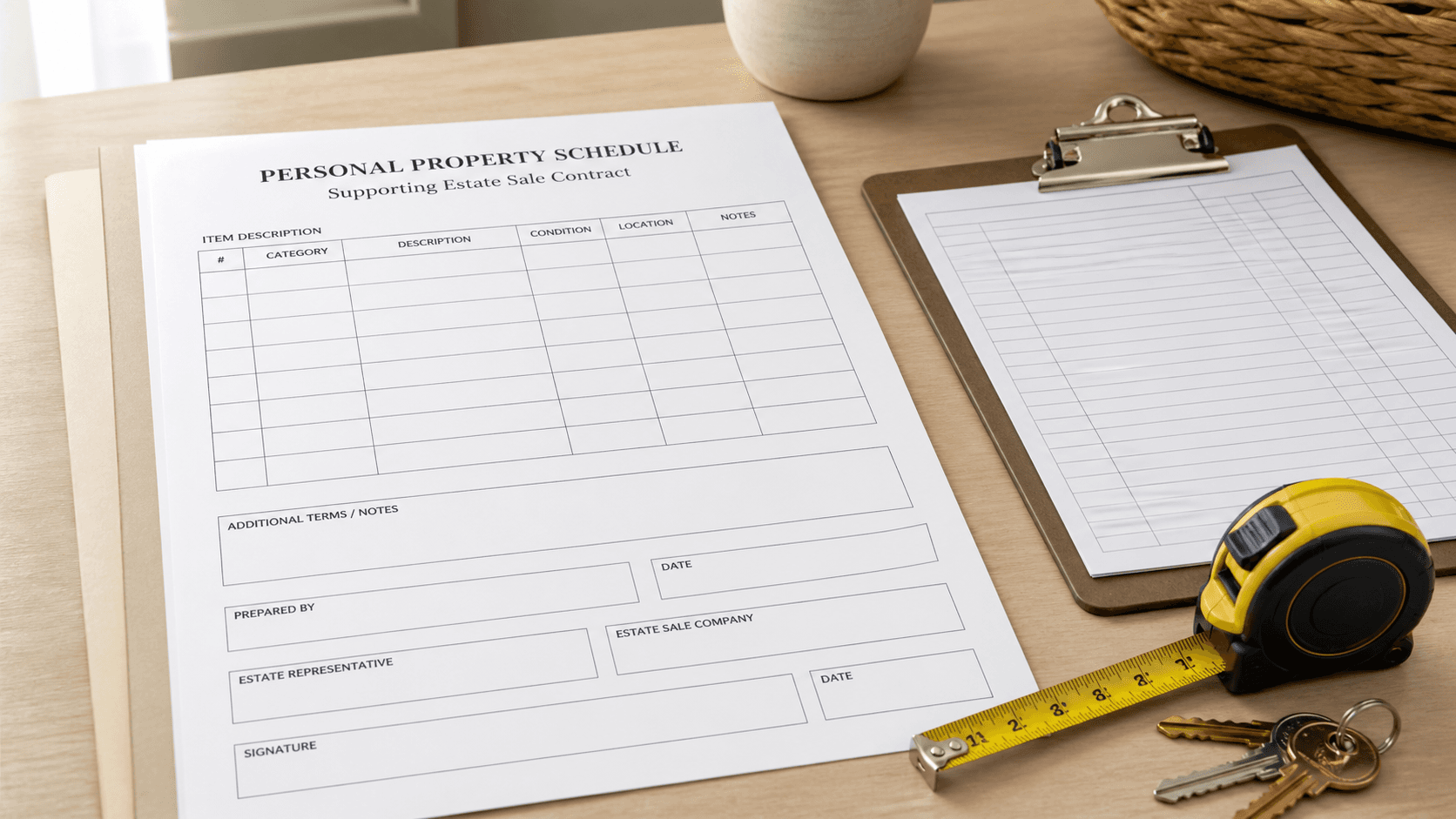 Editorial image for Reviewing Personal Property Schedules Attached to Estate Sale Contracts