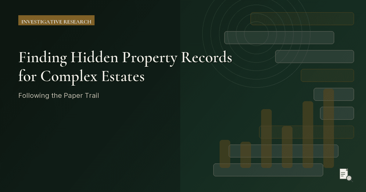Editorial image for Finding Hidden Property Records for Complex Estates