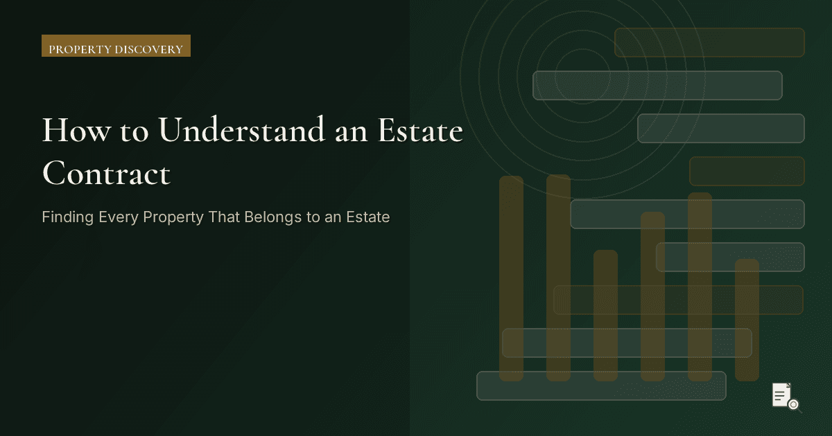 Editorial image for How to Understand an Estate Contract