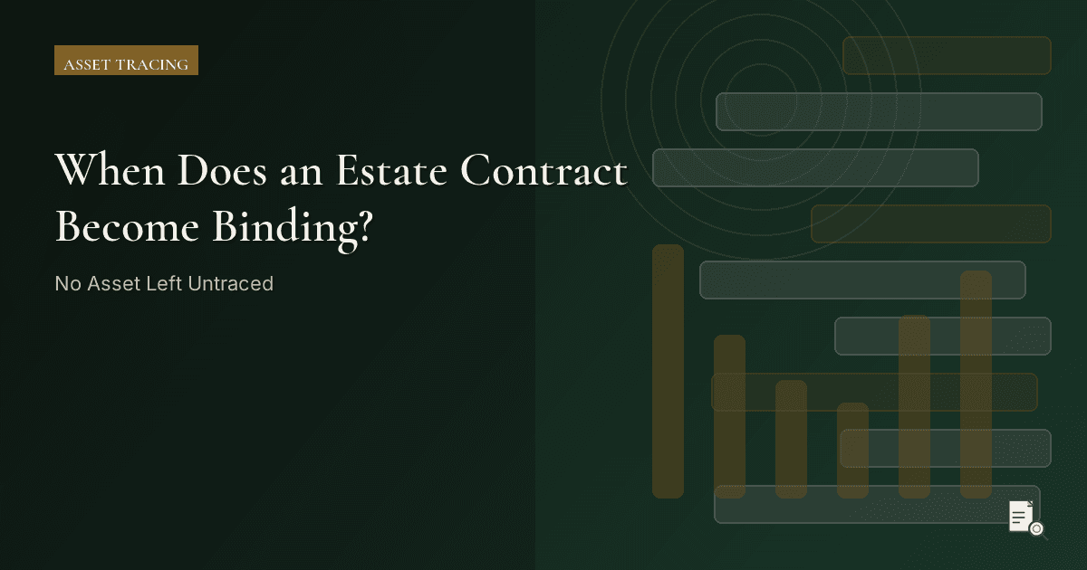 Editorial image for When Does an Estate Contract Become Binding?
